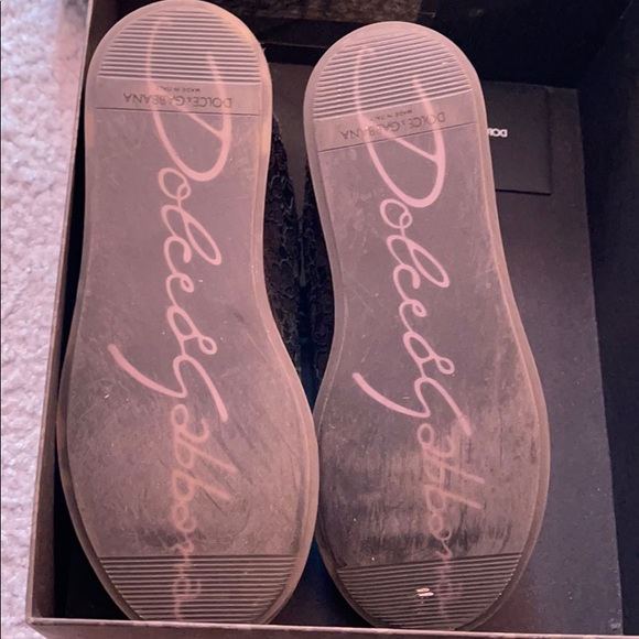 Dolce and Gabbana sneakers black with lace - Picture 7 of 7